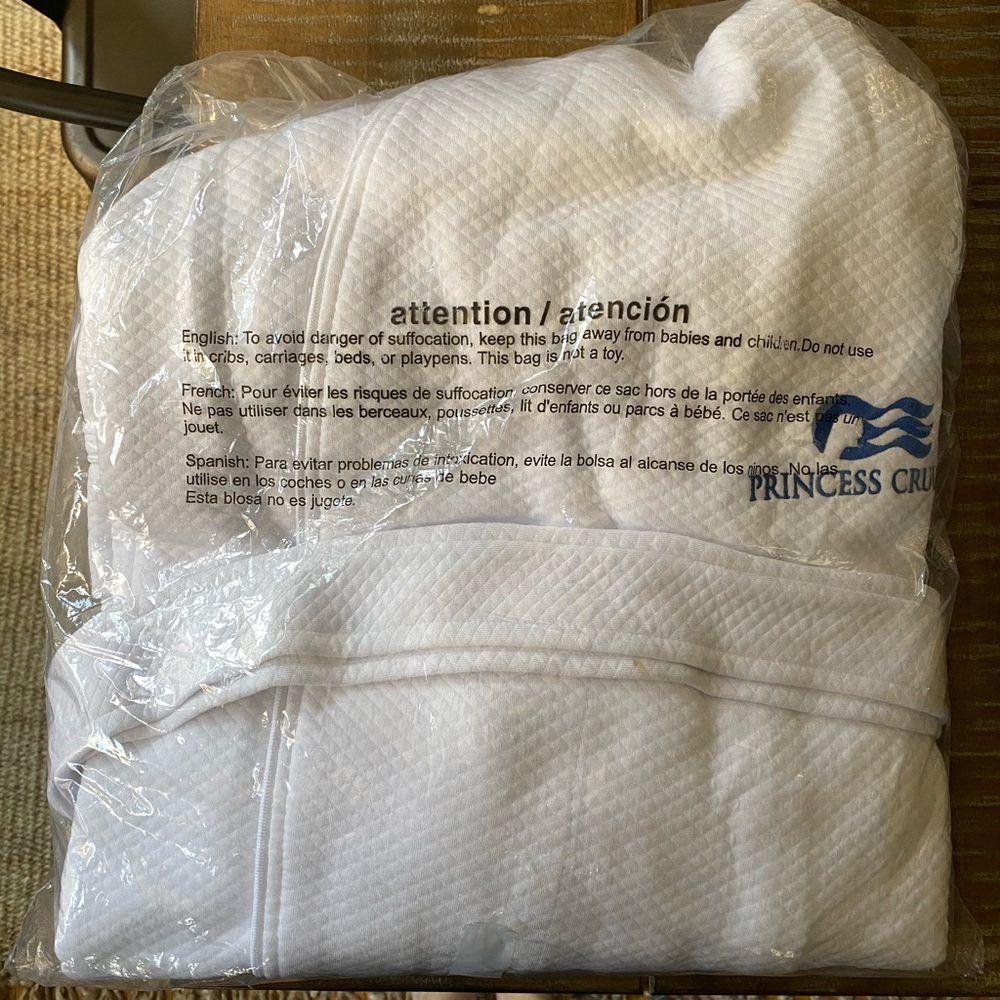 Princess Cruise Lines Bathrobe